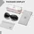 HAOLOTA Polarized Sunglasses for Women, Rhinestone Wrap Around Sunglasses with UV400 Protection...