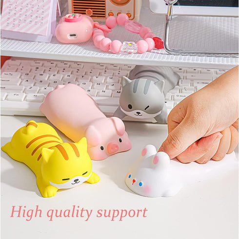 Small Cute Cartoon Mouse Pad, Mouse Pad with Ergonomic Wrist Rest Support, Office Decompress, Comfortable Mouse Pad for PC, Computer, Laptop...