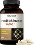 NatureBell Nattokinase Supplement 8,000 FU Per Serving, 240 Veggie Capsules | Traditional Natto Extract Source – Max Strength Enzyme & Heart Healt...
