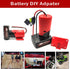 M12 Battery Adapter with Fuse,Battery Adapter for Milwaukee 12V,Power Wheel Adapter for Milwaukee M12 Dock Power Connector 12 Gauge Robotic,Not In...