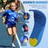 Kids Orthotic Arch Support Shoe Insoles, Children Pu Cushioning Inserts, Shock Absorption Velvet Surfaces Deep Heel Cup Inner Sole for Flat Feet, ...