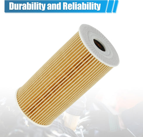 X AUTOHAUX Car Engine Oil Filter Replacement No.263202F000/263202F010/263202F100 for Hyundai Santa Fe DM 2012 Yellow Black...