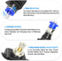 TAILONZ PNEUMATIC Air Flow Control Valve with Push-to-Connect Fitting, in-Line Speed Controller Union Straight - 6MM Tube OD x 6MM Tube OD SCF-6 ?...