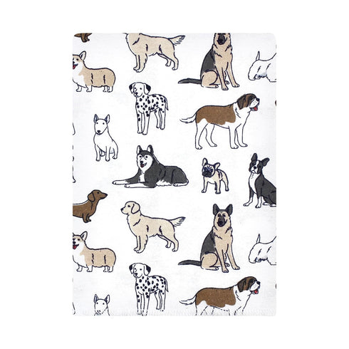 Hudson Baby Unisex Baby Flannel Burp Cloth 12pk, Handsome Dogs, One Size...