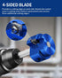 1-1/2'' PVC Pipe Reamer, Plastic Pipe Fitting Reamer, Clean Leftover Pipe & Solvent Cement Residue, Fits into Standard 1/2" Drill, for Use with Sc...