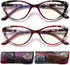 Cat Eye Blue Light Blocking Glasses for Womens - 2 Pairs Lightweight Blue Screen Computer Eyeglasses Anti Glare Glasses...