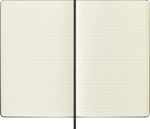 Moleskine Classic Notebook, Hard Cover, Large (5" x 8.25") Ruled/Lined, Black, 240 Pages...