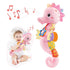 Baby Toys 0 to 12 Months, Musical Stuffed Animal Activity Soft Toys with Multi-Sensory Crinkle, Rattle and Textures,Infant Tummy Time Toys for New...