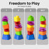 Baby Stacking Cups Blocks Stacking Toys for Toddlers 1-3,Montessori Sensory Infant Toys Learning Toys Blocks for Babies 6-12 Months Developmental,...