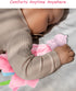 Baby Security Blanket,Soft Lovey Blanket Unisex Lovie Baby Gifts for Newborn Boys and Girls Snuggle Toy Stuffed Animal for Infant and Toddler (Pin...