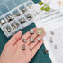 PH PandaHall 60pcs 10 Styles Cone Bead Caps, Tibetan Style Alloy Flower Bead Caps Spacers Tassel End Cap for Earring Necklaces Keychain Pendants J...