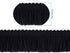 MegaPet Black Polyester Fringe Tassel Lace Trim 1 Inch x 82 Feet Chainette Fringe Fibre Trim for Sewing Quilting DIY Home Decoration...