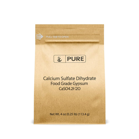Pure Original Ingredients Calcium Sulfate (4 oz) Baking, Water Treatment & Gardening...