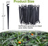 CHANGE MOORE 250 Pcs Drip Irrigation Stakes Universal Drip Tubing Hold Stakes, Plastic Garden Water Pipe Support Drip System Parts, Securing Pegs ...