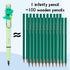 10PCS Infinity Pencils, Everlasting Inkless Pencil with Eraser, Cute Forever Pencil with 10PCS Replacement Nibs,Unlimited Writing Eternal Pencils ...