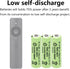 1.2V NiMH Rechargeable AA 1600mAh Batteries, 12 Packs Double A Rechargeable Battery Pre-Charged for Solar Lights, Mouse, Keyboard and Household De...