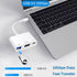 USB C to Hdmi Adapter for iPhone 15, USB 3.0 Hub 10Gbps Digital AV Adapter Thunderbolt 3 4 to HDMI 4k Converter, 100W PD Fast Charging, Compatible...