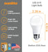 Sunlite LED A19 Light Bulb, 6 Watts (40 Watt Equivalent), 480 Lumens, 120 Volts, Dimmable, Medium E26 Base, Energy Star, UL Listed, RoHS, 6500K Da...