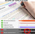 Sticky Long Tabs 6 Sheet Highlighter Tape 960 Pcs Translucent Sticky Notes Tabs for Annotating Books Bible Study Supplies...