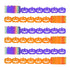 6 Rolls Halloween Tapes, Hollow Pumpkin Tape Holographic Decorative Tape Stickers for Scrapbook Gift Wrapping DIY Crafts Halloween Holiday Decor (...