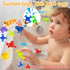 32 PCS Suction Cup Toys Kids Bath Toy Party Favor Goody Prize Stuffer Gift for 2 3 4 5 6 Year Old Boy Girl Toddler Travel Toy Educational Sensory ...