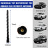 Car Spiral Antenna, 7 Inch Auto Toppers Flexible Retrofit Antenna with Screw, Waterproof PVC Antenna Replacement Universal for Most Vehicles, Exte...
