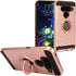 Z-GEN - Compatible with LG V50 ThinQ - Hybrid Phone Case w/Ring Stand - RS2 Rosegold...