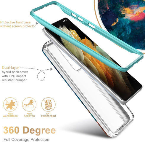 Esdot for Samsung Galaxy S21 Ultra Case,Military Grade Passing 21ft Drop Test,Rugged Cover with Fashionable Designs for Women Girls,Protective Pho...