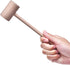 6 Pcs Wooden Crab Lobster Mallets Seafood Hammers, Solid Natural Beechwood...