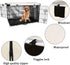 Double Door Dog Crate Cover Wire Dog Cage Cover Waterproof Durable Lightweight 420D Polyester Pet Kennel Cover Indoor Outdoor Protection Cage Cove...