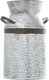 Deco 79 Metal Decorative Vase Milk Can Centerpiece Vase, Flower Vase for Home Decoration 8" x 7" x 12", Gray...