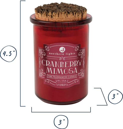 Northern Lights Candles - Spirit Jar Candles - Cranberry Mimosa - 52610...