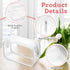 CACASO 12 Pack Clear Makeup Bag,TSA Approved Toiletry Bag,Clear Travel Bags for Toiletries,PVC Clear Cosmetic Bags Clear Pouches with Zipper,Clear...