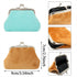 Honbay 4PCS Corduroy Fluffy Artificial Fur Candy Color Coin Purse Kiss Lock Change Purse Fashion Trinkets Pouch Small Women Wallet Clutch Purse...