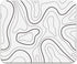Audimi Topographic Contour Mouse Pad, Minimalist Topographic Map Mouse Pad for Laptop Wireless Mouse Home Office Travel, Home Office Work 9.5x7.9 ...