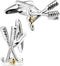 Golf Ball And Clubs Cufflinks for Men....