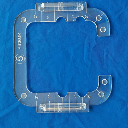 YICBOR Free Motion Quilting Template Series 5 with Quilting Frame for Domestic Sewing Machine (TK(Q5-03))...