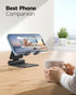 Nulaxy Dual Folding Cell Phone Stand, Fully Adjustable Foldable Desktop Phone Holder Cradle Dock Compatible with Phone 16 15 14 13 12 11 Pro Xs Xs...