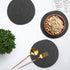 Pot Holders Trivets for Hot Dishes Hot Pads for Kitchen Trivets for Hot Pots and Pans - Cotton Hot Pads Stylish Large Coasters & Hot Mats (Dark Gr...