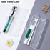 Toothbrush Case 2 Packs, Transparent Toothbrush Travel Case, Plastic Toothbrush Holder Travel Size, 7.87 x 1.85 x 1.18 inches Portable Toothbrush ...