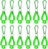 12PCS Glove Grabber Clips Holder Work Safety Clip Plastic Gloves Keeper, Glove Keeper for Duty Belt(Green)...