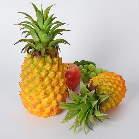 Lvydec Artificial Pineapple, Realistic Artificial Fruit Fake Pineapple for Home Cabinet Table Party Decoration (8.2")...