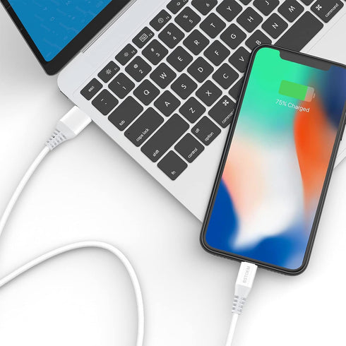 Short iPhone Charging Cable (2Pack 7Inch) USB Charger Cord for Apple Lightning for iPhone 14/13/ 12/11/Xs Max/Xr/X/8/7/6/6s Plus/SE/5c/5s/5,for iP...