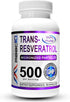 MAAC10 Trans Resveratrol 500mg Supplement (Micronized Pharmaceutical Grade 99% Pure Trans-Resveratrol Extract + BioPerine for Superior Absorption)...