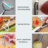 Vegetable Peeler, Potato Peelers for Kitchen Stainless Steel Multi-function Set Fruit Peeler For Kitchen and Household Tools Y & I Shape Swivel Bl...