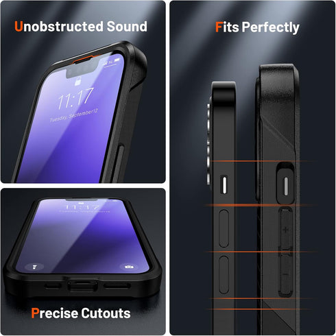 Designed for iPhone 14 Case iPhone 13 Case 2 in 1 Gift Militay Grade Drop Protective Rugged Heavy Duty Cover Shockproof Case for iPhone 14 Phone C...