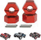 RCAWD 12mm Hex Wheels w Screw Pins 4pcs for 1/10 Slash 2WD Hex Wheel Hubs Adapter 58024, 58034, Short Course Race Truck Wheel Hex, 7mm 5.5mm Front...