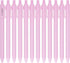 12 Pcs Light Pink Retractable Gel Ink Pens 0.5 mm Point Black Ink Office Cute Gel Pens for Women...
