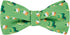 Jacob Alexander Men's Happy Saint Patrick's Day Leprechaun Hat Ireland Flag Diagonal Freestyle Self-Tie Bow Tie - Green...