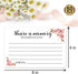 Giftideaworkshop 50 Floral Share A Memory Cards for Celebration of Life Birthday Anniversary Memorial Funeral Graduation Bridal Shower Game, Guest...